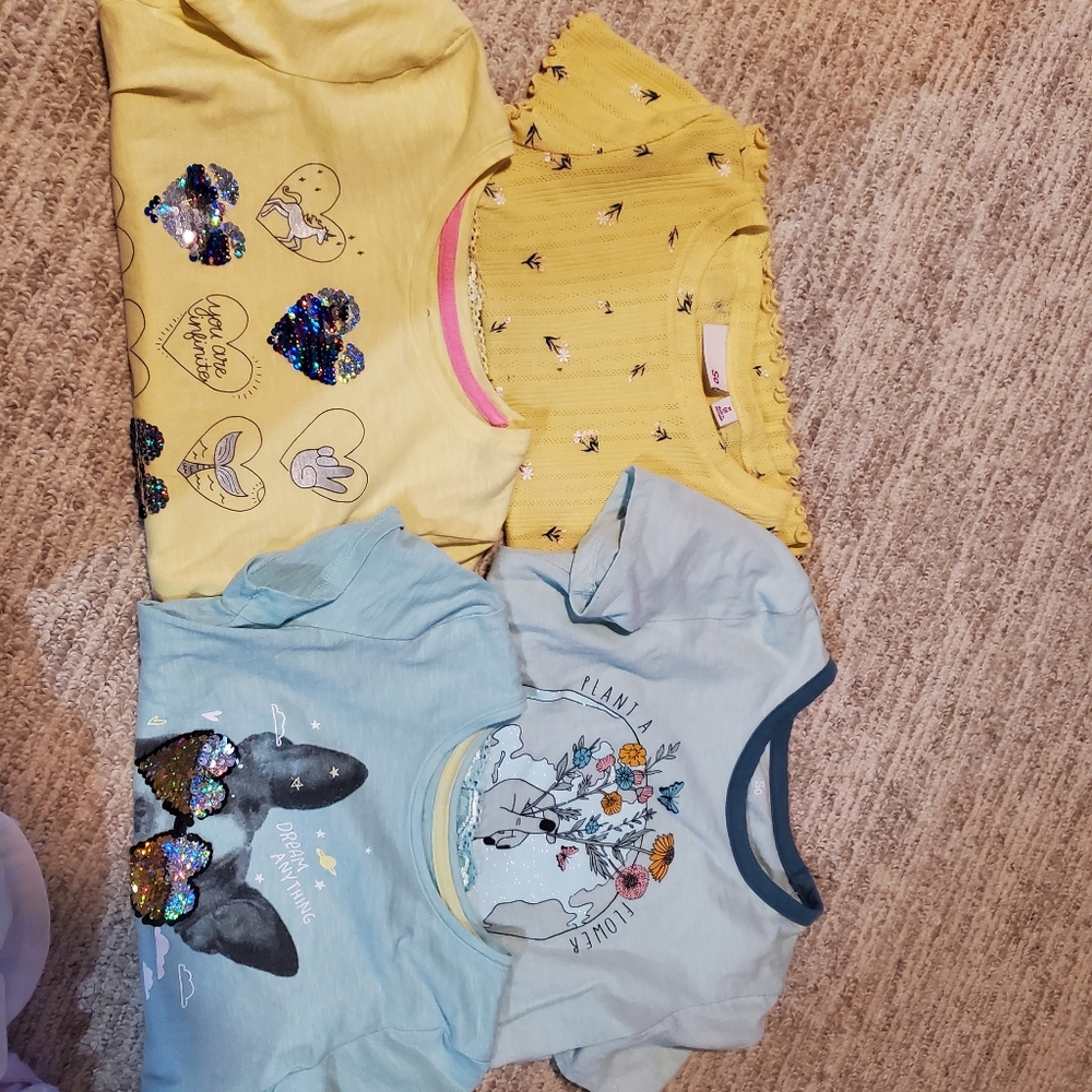 So Brand size 8 girls t-shirts lot